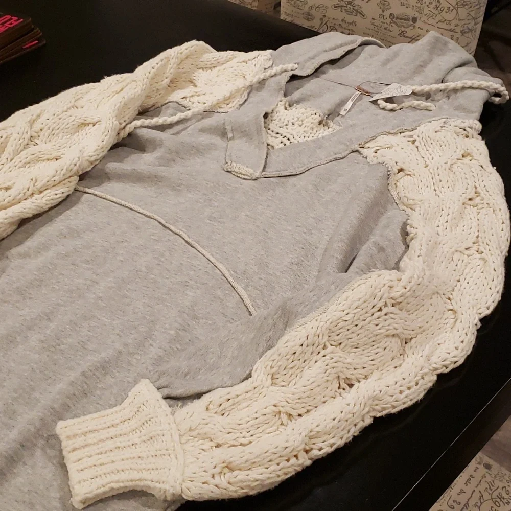 NWT! Free People Maxi Hoodie XS - Picture 8 of 9